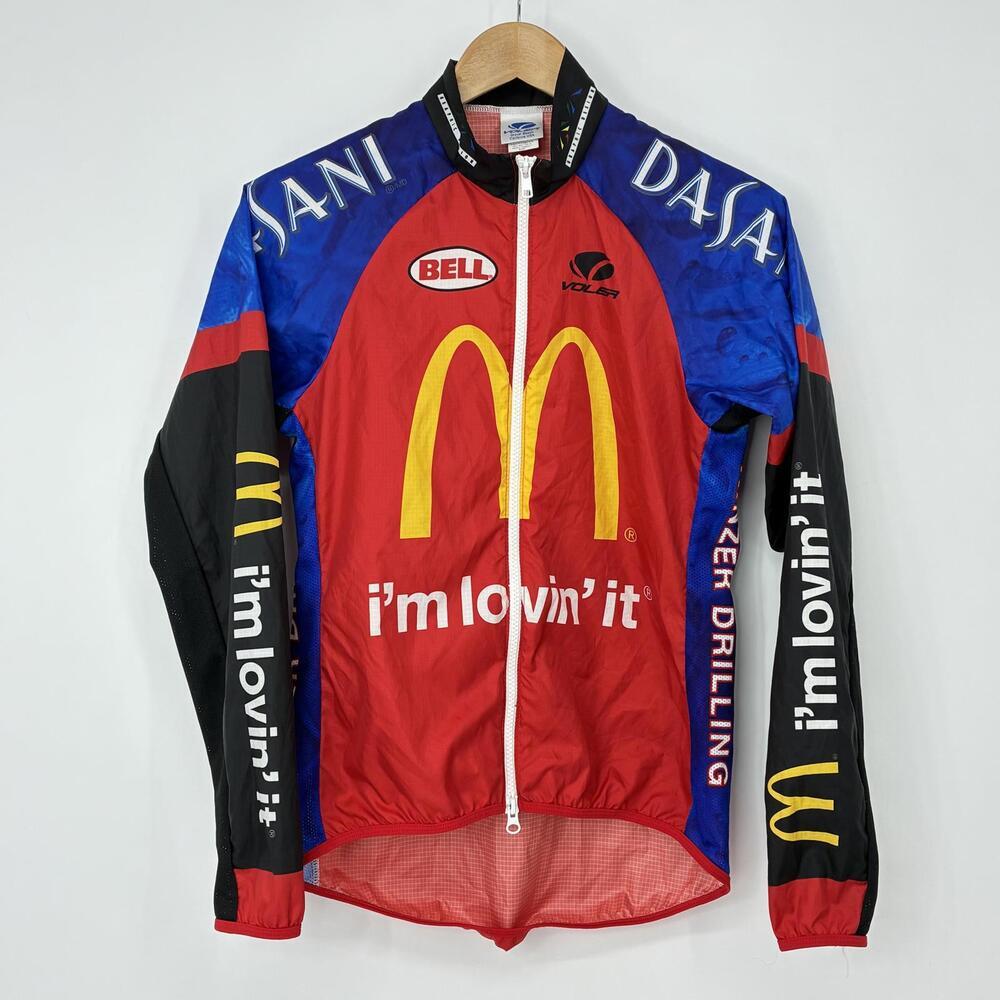 Voler McDonald's 'I'm Lovin' It' Cycling Zippered  Front Jersey Jacket Women's M
